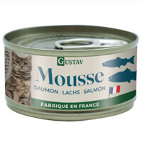 Gustav (Густав) Salmon Mousse - Влажный корм Мусс с лососем для котов (85 г) в E-ZOO