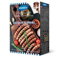 Smookies (Смукіс) Sausage & Herbs - Печиво з сосисками та зеленню для собак (200 г) в E-ZOO