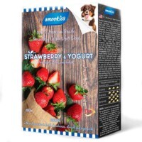 Smookies (Смукіс) Strawberry & Yogurt - Печиво з полуницею та йогуртом для собак (200 г) в E-ZOO