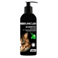 Unicum (Уникум) Premium All Types of Hair for Cats - Универсальный фитошампунь Алоэ вера с противопаразитарным эффектом для котов (200 мл) в E-ZOO