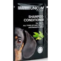 Unicum (Унікум) Premium All Types of Hair for Cats - Універсальний шампунь-кондиціонер Олія чайного дерева з протипаразитарним ефектом для собак (1 шт. (15 мл)) в E-ZOO