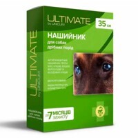 Unicum (Унікум) Ultimate - Нашийник проти бліх, кліщів, вошей та волосоїдів для собак дрібних порід (35 см) в E-ZOO