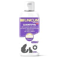 Unicum (Уникум) Organic - Восстанавливающий шампунь с кератином для кошек и котят всех пород (200 мл) в E-ZOO