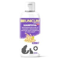 Unicum (Унікум) Organic - Фітошампунь вівсяний з пантенолом проти свербіння для котів та кошенят всіх порід (200 мл) в E-ZOO
