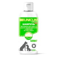 Unicum (Унікум) Organic - Відновлювальний шампунь з кератином для собак та цуценят усіх порід (200 мл) в E-ZOO