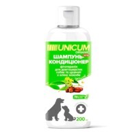 Unicum (Уникум) Organic - Шампунь-кондиционер с маслом жожоба для длинношерстых собак и щенков (200 мл) в E-ZOO