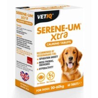 VetIQ Serene-Um Xtra 60 Tablets - Заспокійливі пігулки для гіперактивних, нервових собак середніх та великих порід (60 шт. (20-60 кг)) в E-ZOO
