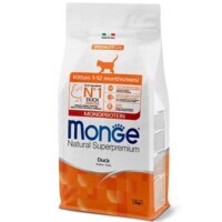 Monge (Монж) Natural Superpremium Monoprotein Kitten Duck - Сухой монопротеиновый корм с уткой для котят всех пород (1,5 кг) в E-ZOO