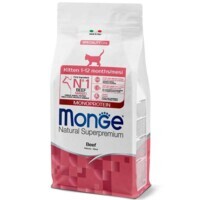 Monge (Монж) Natural Superpremium Monoprotein Kitten Beef - Сухий монопротеїновий корм з яловичиною для кошенят всіх порід (0,4 кг) в E-ZOO