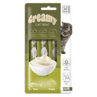 M-Pets (М-Петс) Creamy Cat treat Tuna&Scallop - Ласощі Крем з тунцем та морськими гребінцями для котів (60 г) в E-ZOO