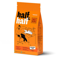 Half&Half (Халф енд Халф) - Сухий корм з яловичиною для стерилізованих котів (300 г) в E-ZOO