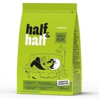 Half&Half (Халф енд Халф) - Сухий корм з індичкою для котів з чутливим травленням (300 г) в E-ZOO