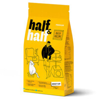 Half&Half (Халф энд Халф) - Сухой корм с говядиной для взрослых котов (2 кг) в E-ZOO
