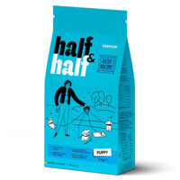 Half&Half (Халф энд Халф) - Сухой корм с говядиной для щенков всех пород (2 кг) в E-ZOO