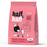 Half&Half (Халф енд Халф) - Сухий корм з яловичиною для кошенят (8 кг) в E-ZOO