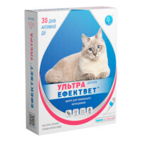 Эффектвет Ультра - Противопаразитарные капли от блох, клещей и власоедов для взрослых котов (1 пипетка) (1х1 мл) в E-ZOO