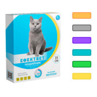 Эффектвет Color - Противопаразитарный цветной ошейник для котов (35 см) в E-ZOO