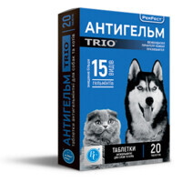 PerFect (ПёрФект) TRIO - Противопаразитарные таблетки Антигельм для животных (1 табл. / 800 мг) в E-ZOO