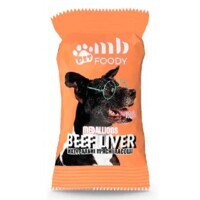 MB Foody (МБ Фуді) Beef Liver - Ласощі медальйони з яловичої печінки для собак ((4 г / 1 шт.)) в E-ZOO
