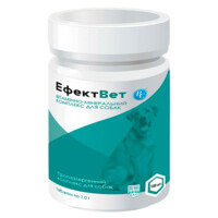 Эффектвет - Кормовая добавка против аллергии для собак (1г х100 таб.) в E-ZOO