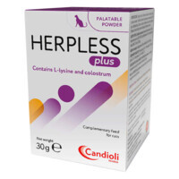 Candioli (Кандіолі) Herpless Plus - Порошок Херплес Плюс противірусний для зміцнення імунітету для котів (30 г) в E-ZOO