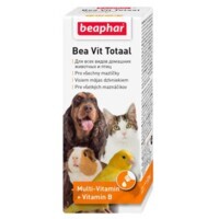 Beaphar (Беафар) Bea Vit Total - Витамины для нормализации обмена веществ у собак, кошек, хорьков, птиц и грызунов (50 мл) в E-ZOO