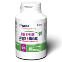 Gigi (Гігі) For Senior Joints & Bones - Вітамінно-мінеральний комплекс для зміцнення та відновлення суглобів у собак похилого віку (90 таб.) в E-ZOO