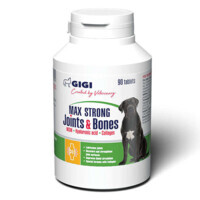 Gigi (Гігі) Max Strong Joints & Bones - Вітамінно-мінеральний комплекс з колагеном і гіалуроновою кислотою для зміцнення суглобів собак (90 таб.) в E-ZOO