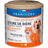 Laboratoire Francodex (Лаборатуар Франкодекс) Brewer Yeast Dog&Cat - Харчова добавка Пивні дріжджі для котів та собак в таблетках в E-ZOO
