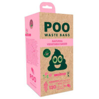 M-Pets (М-Петс) POO Dog Waste Bags Rose Scented – Пакети з ароматом троянди для прибирання за тваринами (120 шт.) в E-ZOO