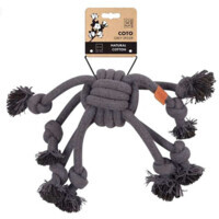 M-Pets (М-Петс) Coto Eco Rope Grey Spider - Игрушка Серый паук для собак (38 см) в E-ZOO