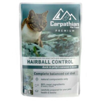Carpathian Pet Food (Карпатиян Пэт Фуд) Hairball Control - Влажный корм с уткой в желе для длинношерстных котов (80 г) в E-ZOO