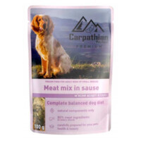 Carpathian Pet Food (Карпатіян Пет Фуд) Meat mix in sauce - Вологий корм М'ясне асорті в соусі для дорослих собак малих порід (100 г) в E-ZOO