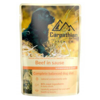 Carpathian Pet Food (Карпатиян Пэт Фуд) Beef in sauсe - Влажный корм с говядиной в соусе для щенков (100 г) в E-ZOO