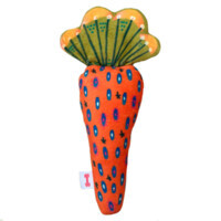 Байдик - М'яка іграшка Морквинка для котів та собак (19х9 см) в E-ZOO