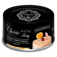 Cherie (Шери) Healthy Living Chicken & Pumpkin Mousse - Вологий корм з куркою і гарбузом для дорослих котів (мус) (80 г) в E-ZOO