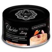 Cherie (Шери) Healthy Living Chicken & Carrot Mousse - Вологий корм з куркою та морквою для дорослих котів (мус) (80 г) в E-ZOO