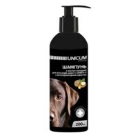 Unicum (Уникум) Premium All Types of Hair - Універсальний фітошампунь Макадамія та Омега-3 з протипаразитарним ефектом для собак (200 мл) в E-ZOO