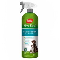 Simple Solution (Симпл Солюшн) Plant-Based Stain and Odor Remover - Растительный нейтрализатор запахов, средство для удаления пятен от домашних животных (496 мл) в E-ZOO