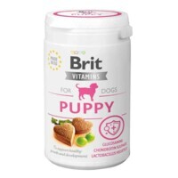 Brit (Брит) Vitamins Puppy - Жевательные лакомства с лактобактериями для здорового развития и роста щенков (150 г) в E-ZOO