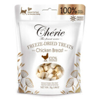 Cherie (Шери) Freeze Dired Treats for Cat Chicken - Натуральное лакомство кубики из мяса курицы для кошек (30 г) в E-ZOO