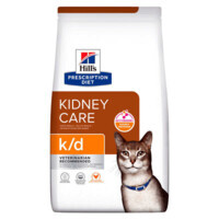 Hill's Prescription Diet k/d Kidney Care ActivBiome+Kidney Defense - Корм-диета с курицей для поддержания функции почек у кошек (1,5 кг) в E-ZOO