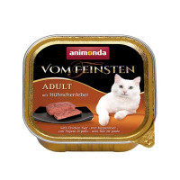 Animonda (Анимонда) Vom Feinsten Adult - Консервированный корм с куринной печенью в виде паштета для взрослых кошек - Фото 2