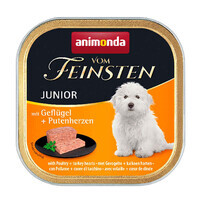 Animonda (Анімонда) Vom Feinsten Junior - Консервований корм у вигляді паштету з м'ясом курки і серцем індички для цуценят (150 г) в E-ZOO