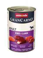 Animonda (Анімонда) Gran Carno Adult Rind+Lamm - Консервований корм з яловичиною та ягням для дорослих собак (рубане м'ясо) (800 г) в E-ZOO