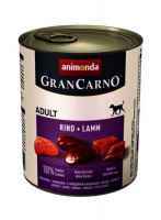 Animonda (Анимонда) Gran Carno Adult Rind+Lamm - Консервированный корм с говядиной и ягненком для взрослых собак (рубленное мясо) (400 г)