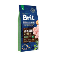 Brit Premium (Брит Премиум) by Nature JUNIOR XL - Сухой корм с курицей для щенков и молодых собак гигантских пород (15 кг)