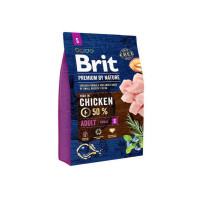 Brit Premium (Брит Премиум) by Nature ADULT S - Сухой корм с курицей для взрослых собак мелких пород (1 кг)