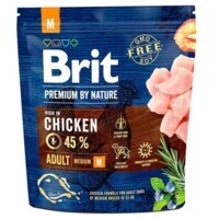 Brit Premium (Брит Премиум) by Nature ADULT M - Сухой корм с курицей для взрослых собак средних пород (15 кг) в E-ZOO