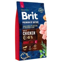 Brit Premium (Бріт Преміум) by Nature ADULT L - Сухий корм з куркою для дорослих собак великих порід (8 кг)